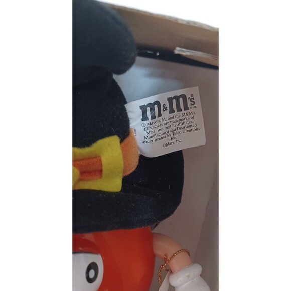 VINTAGE M&M'S TALKING ANIMATED HALLOWEEN CANDY DISH NIB - Picture 8 of 12